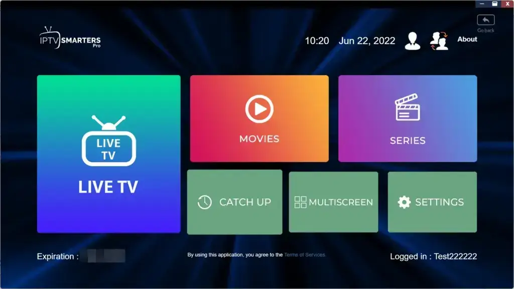application iptv smarters
