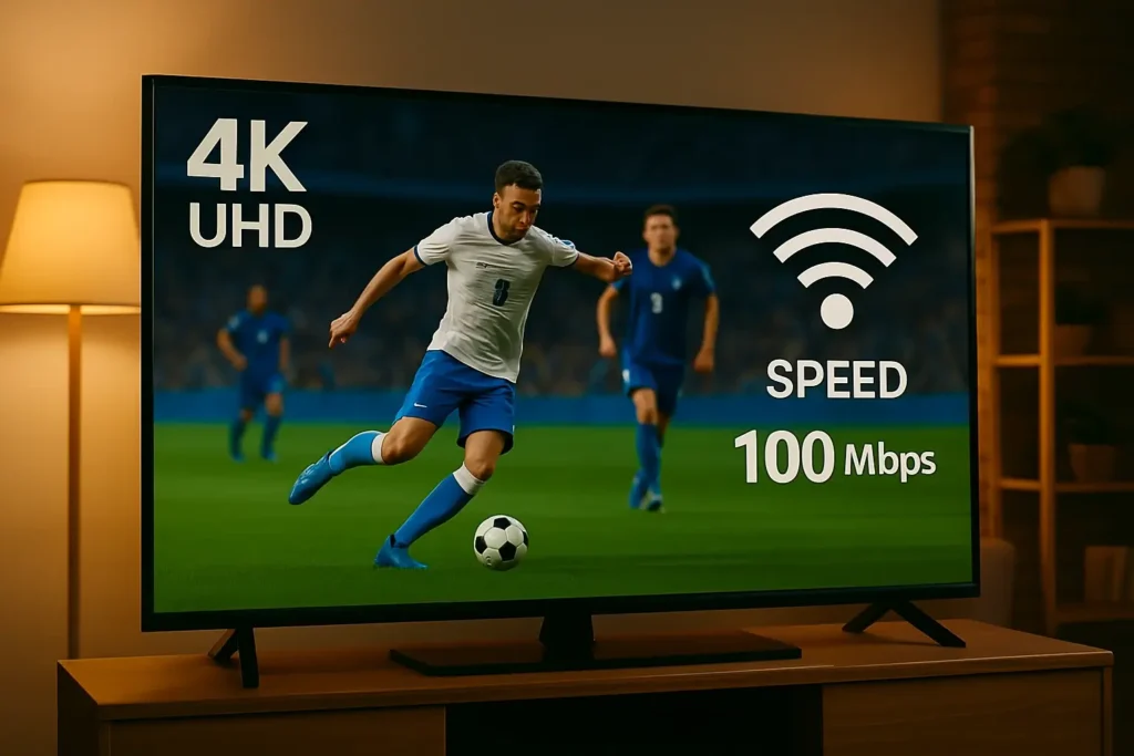 Code activation IPTV en 4K stable pour regarder le foot sans coupures