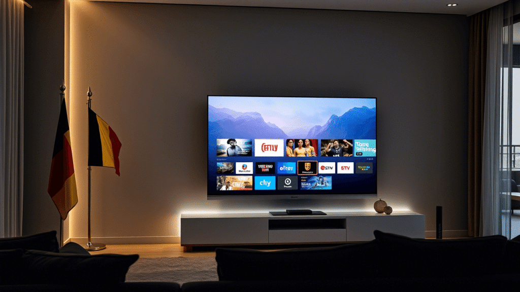Abonnement IPTV Belgium – Interface TV moderne avec chaînes belges

