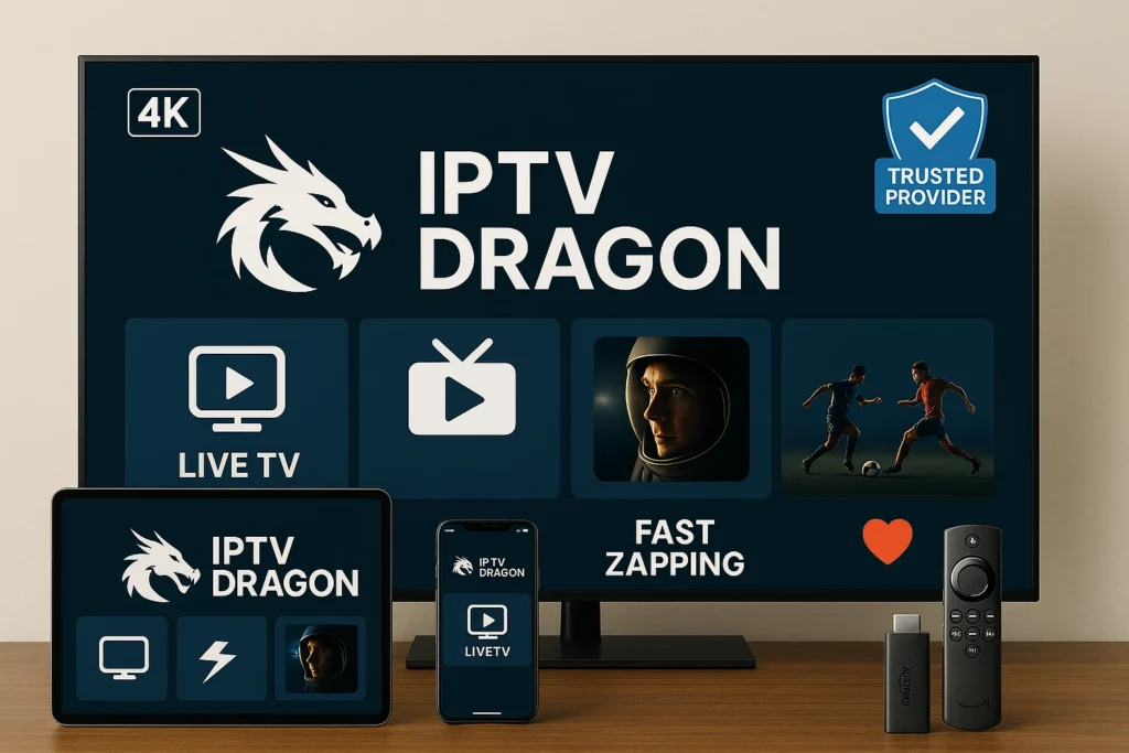 IPTV DRAGON – le meilleur abonnement IPTV compatible avec tous vos appareils

