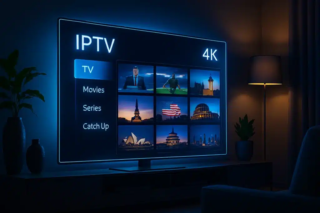 dream iptv - interface moderne en 4K pour abonnement IPTV premium