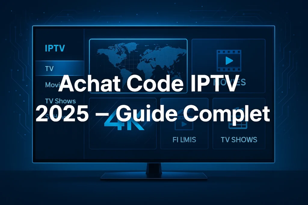 Achat Code IPTV 2025 – abonnement IPTV fiable et pas cher en France
