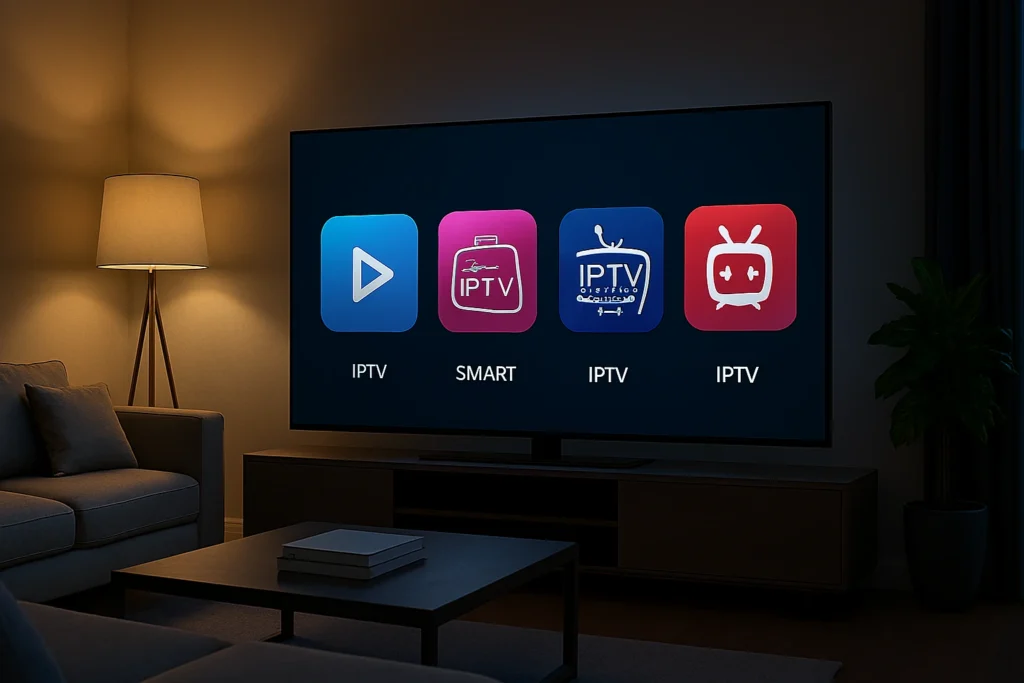 IPTV sur Smart TV avec application IPTV et interface intuitive
