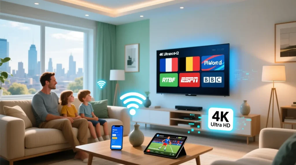 iptv kopen premium abonnement france belgique 4k streaming famille