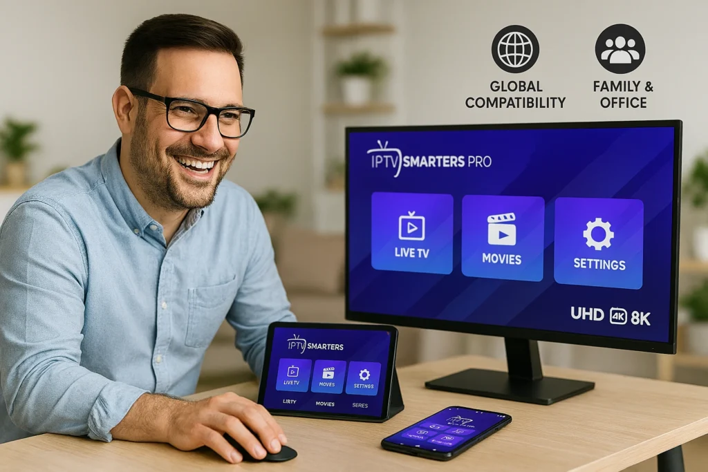 IPTV Smarters Pro pas cher – DRAGON IPTV compatible multi-écrans et pays – IPTV Smarters Pro Prix 2025