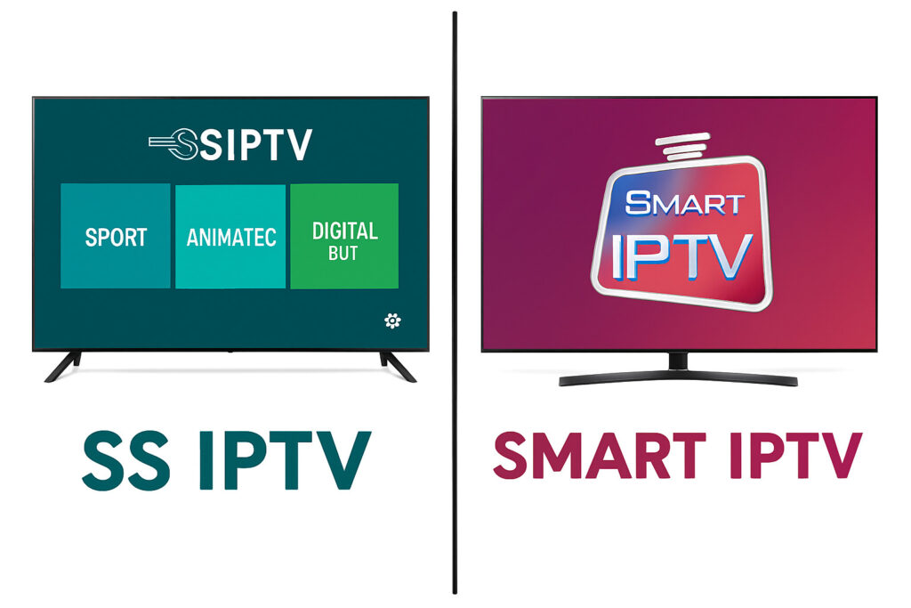 comparatif ssiptv vs smart iptv – interface smart tv ss iptv