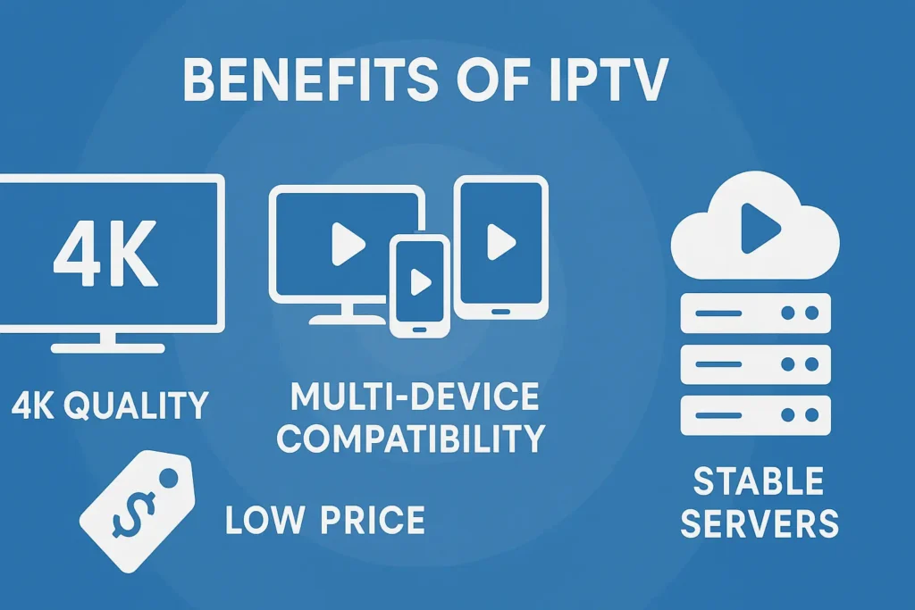 Avantages IPTV SS avec Dragon IPTV : qualité 4K, multi-appareils, iptv ss pas cher et iptv fiable