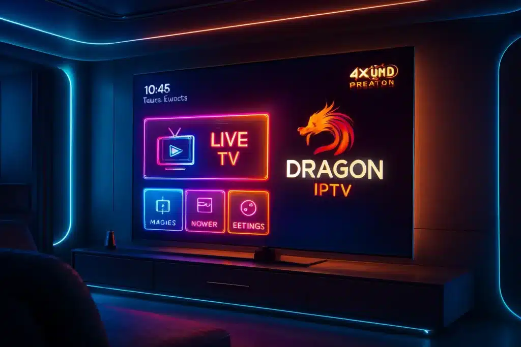 IPTV VIP 2025 exclusif en 4K avec Dragon IPTV premium