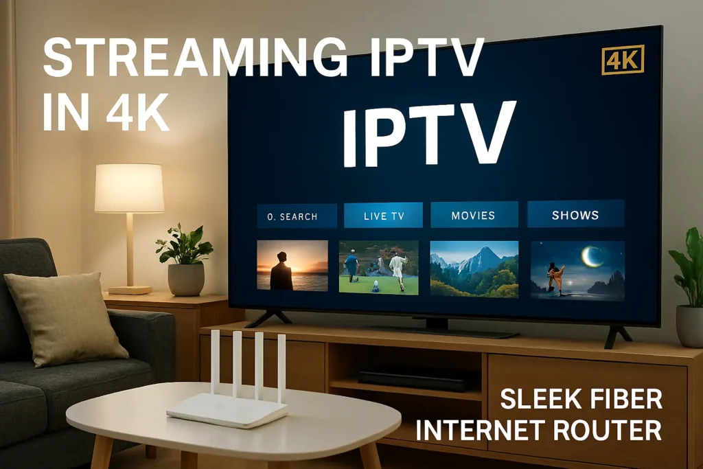 Quel opérateur internet pour IPTV avec fibre optique et meilleure qualité IPTV en 4K