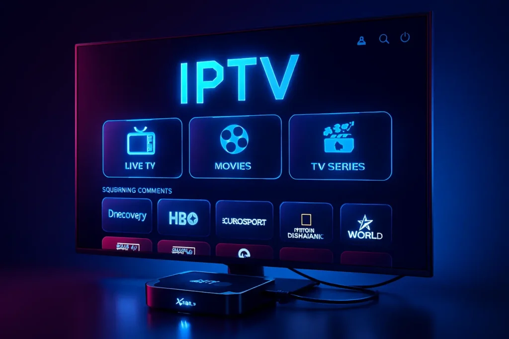 Quelle appli IPTV pour X96 Mini : box Android X96 Mini IPTV connectée à une télévision 4K en France