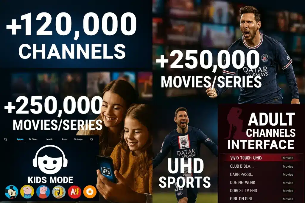 IPTV abonnement Dragon IPTV avec contenu illimité en 4K et 8K