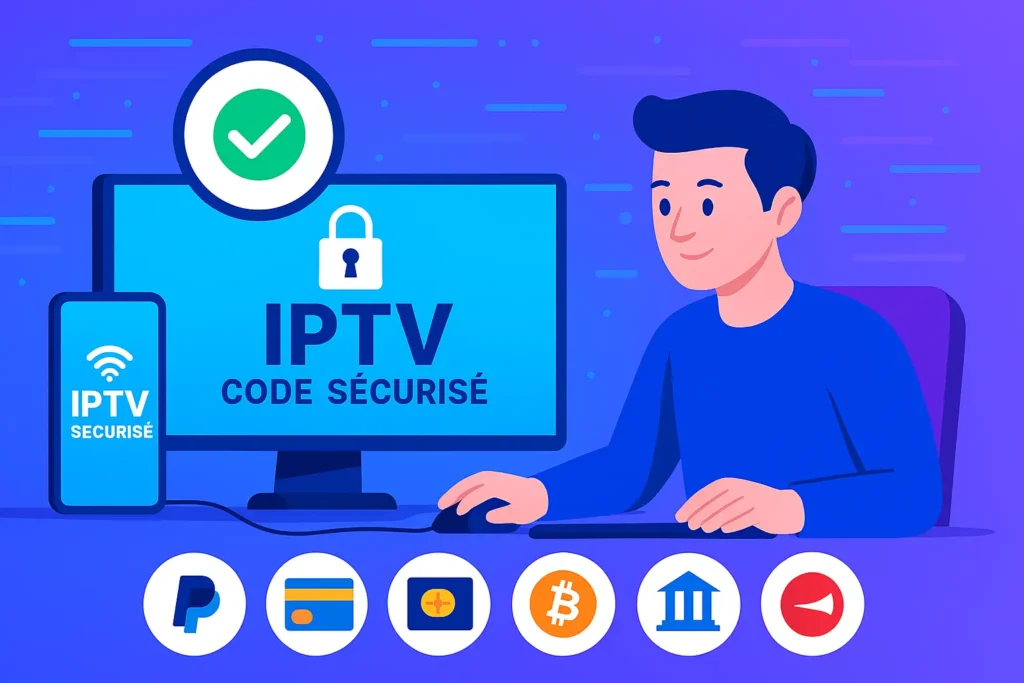 Acheter code IPTV en gros sécurisé – paiement fiable DRAGON IPTV avec PayPal, carte, crypto et virement.
