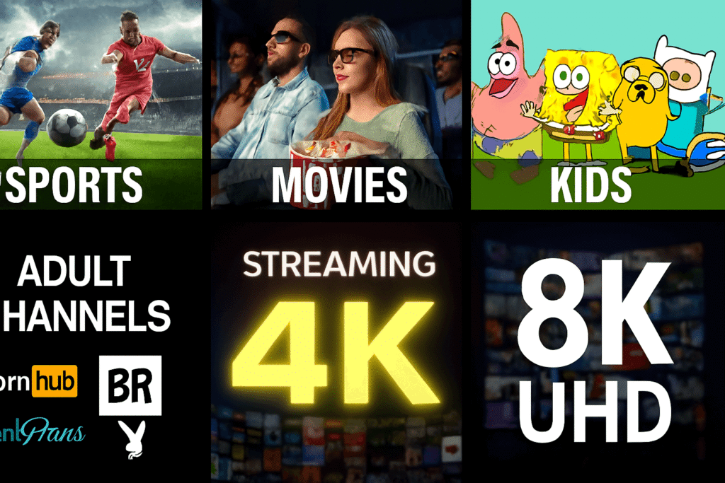 king IPTV offre plus de 120000 chaînes et 250000 films en IPTV 4K UHD – meilleur fournisseur IPTV