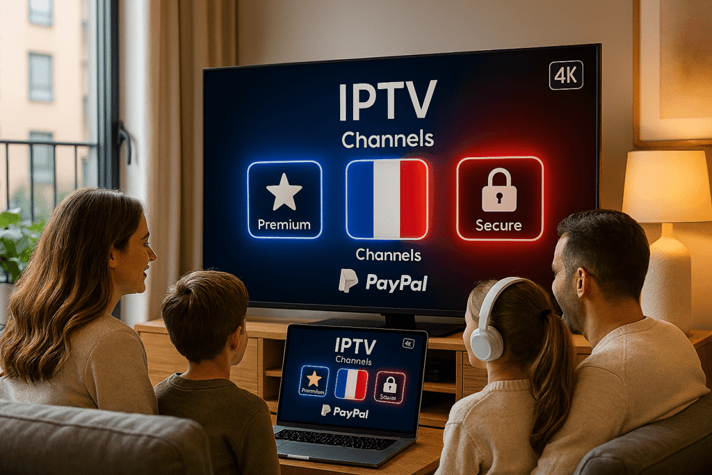 IPTV premium exclusif avec abonnement IPTV PayPal France et streaming 4K France