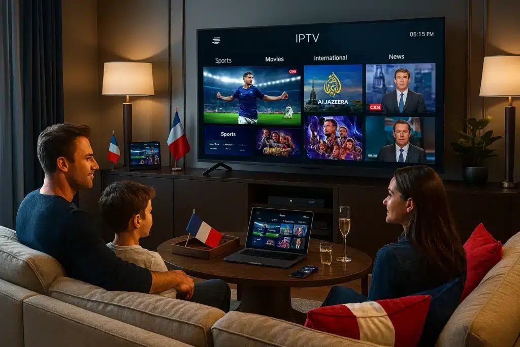 Guide complet achat iptv premium 4K France 2025 - famille française streaming télévision internet