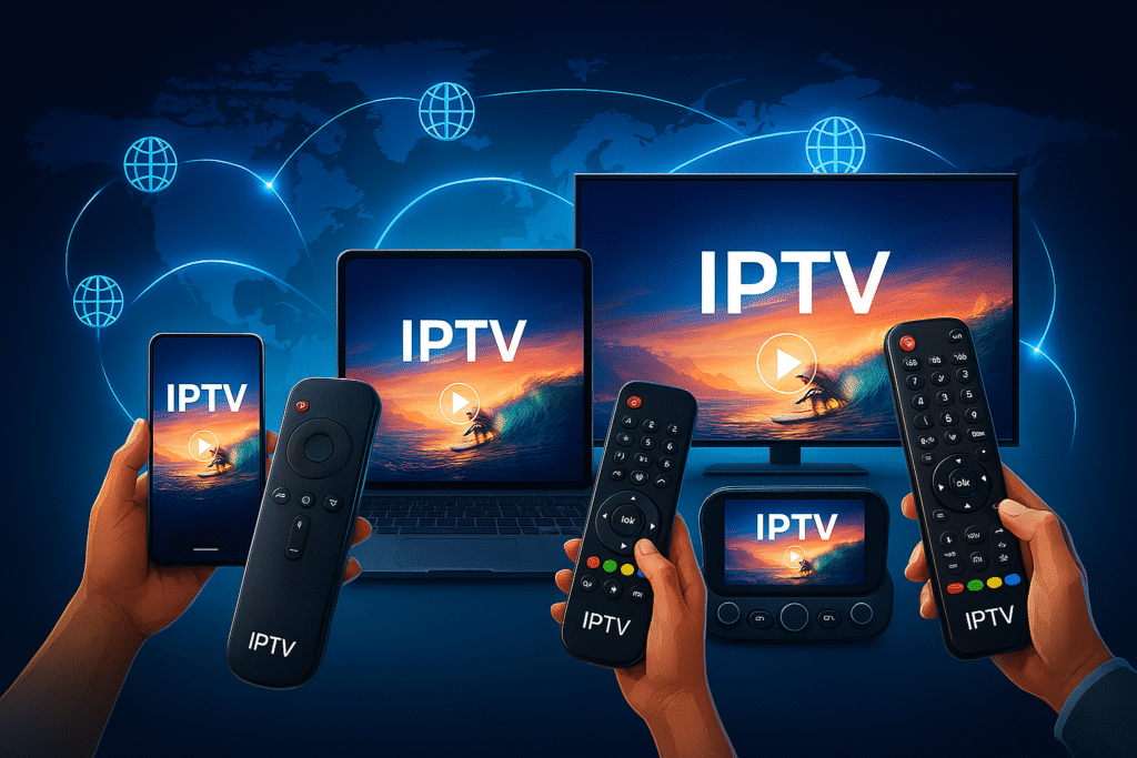 DRAGON IPTV télécommande smart tv compatible multi-appareils streaming mondial sans restrictions géographiques