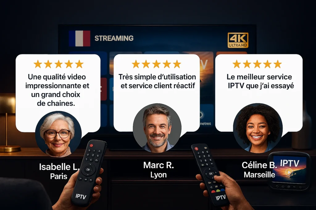 Avis clients abonné IPTV Dragon - Témoignages utilisateurs IPTV France satisfaits