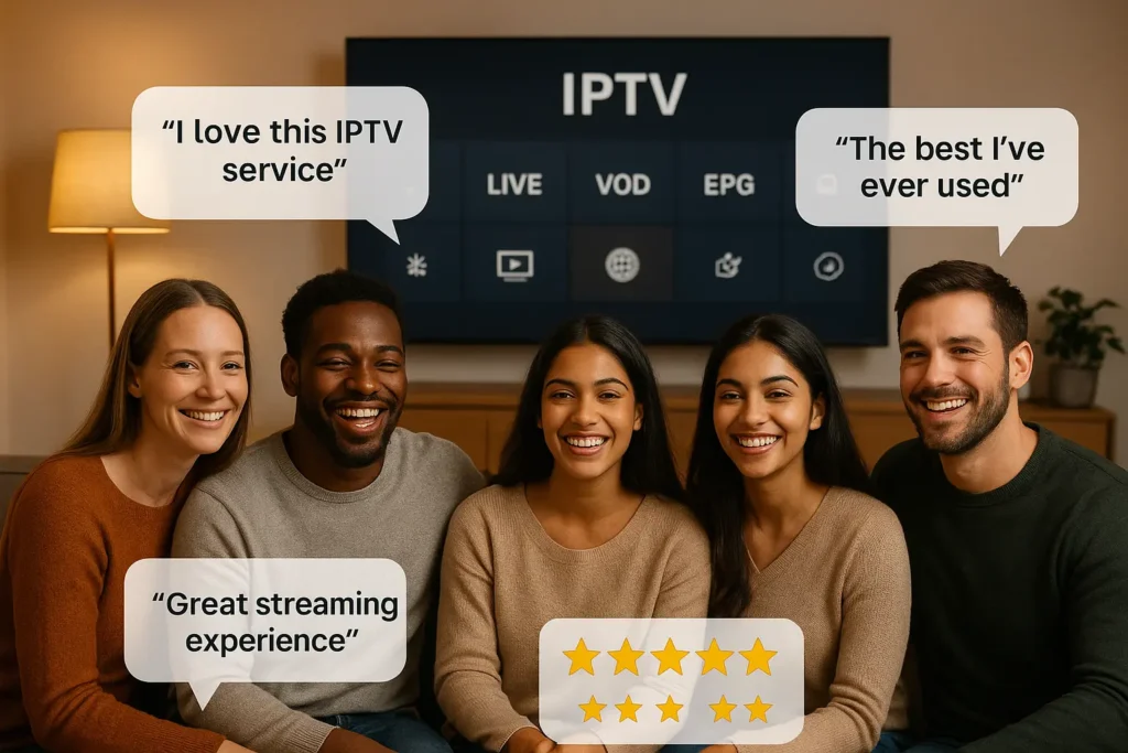 Clients satisfaits iptv abonnement Dragon IPTV - témoignages utilisateurs abonnement streaming qualité 4K