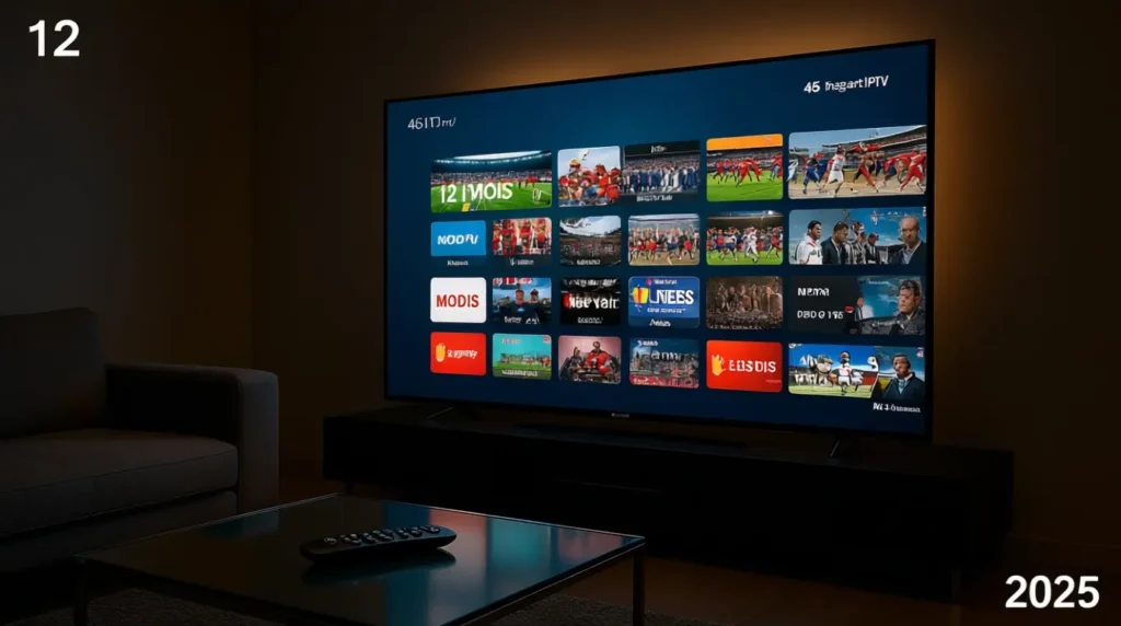 Abonnement IPTV 12 mois smart TV 2025 - meilleur service premium 4K Samsung LG avec 120000 chaînes
