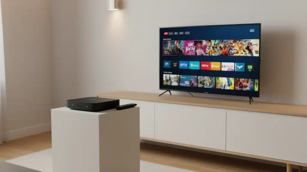 nordisk iptv box android tv 4k configuration smart tv compatibilité premium