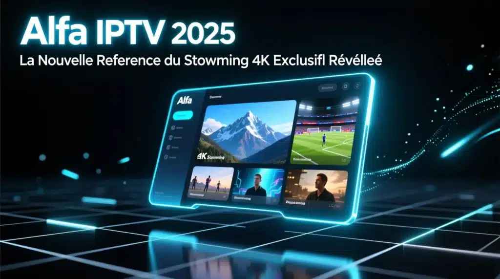 Alfa IPTV 2025 : La Nouvelle Référence du Streaming 4K Exclusif Révélée