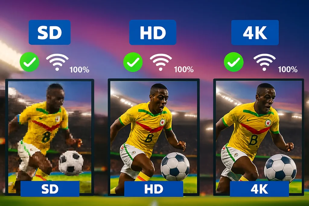 IPTV 4K Sénégal - Qualité streaming HD et 4K pour abonnement IPTV premium