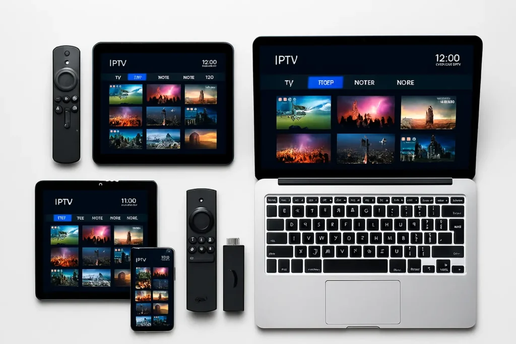Compatibilité iptv box near me sur tous appareils avec connexions simultanées
