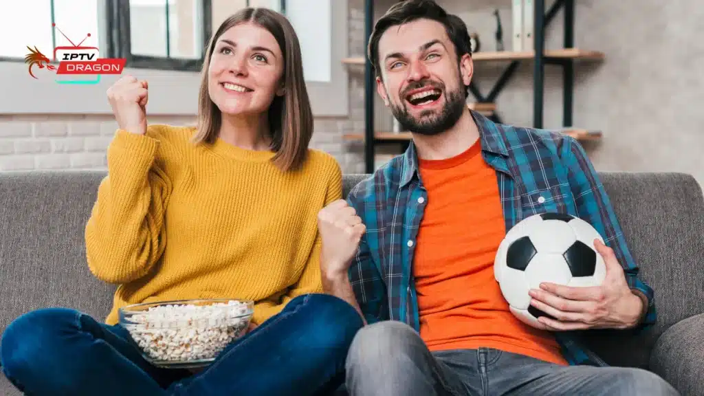 Interface d’un test iptv gratuit sur DRAGON IPTV avec plus de 120,000 chaînes en 4K et 8K