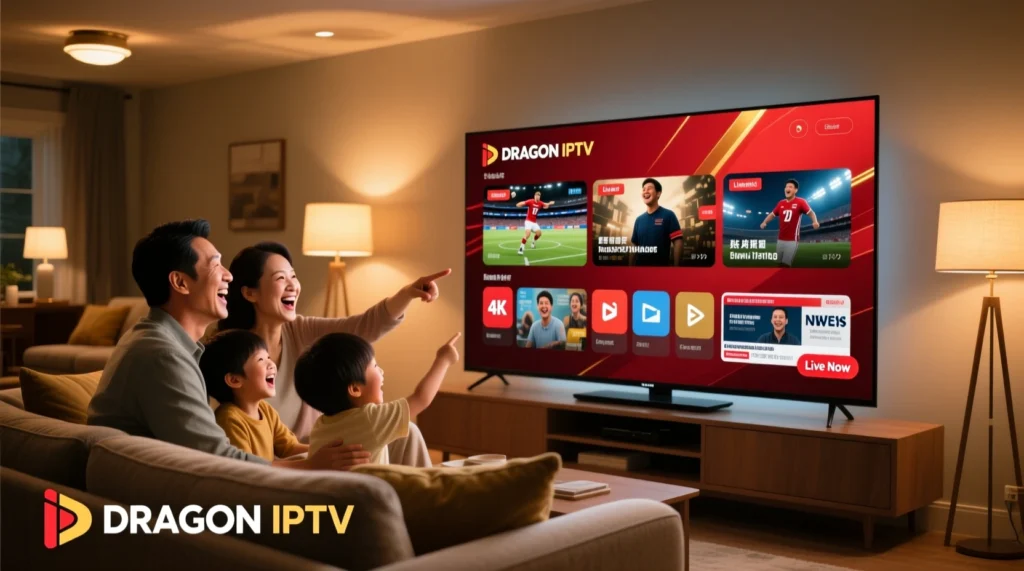 IPTV AZ streaming 4K avec DRAGON IPTV, chaînes IPTV HD pour toute la famille