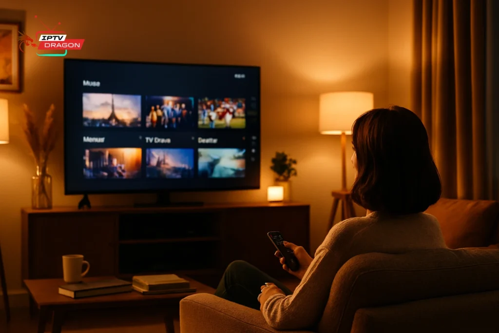 Avantages IPTV Premium avec un service stable et haut de gamme.