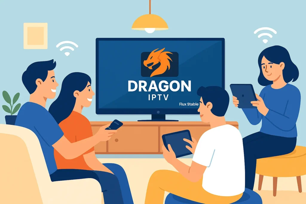 Dragon IPTV : streaming stable et multi-écrans pour utilisateurs France et Belgique