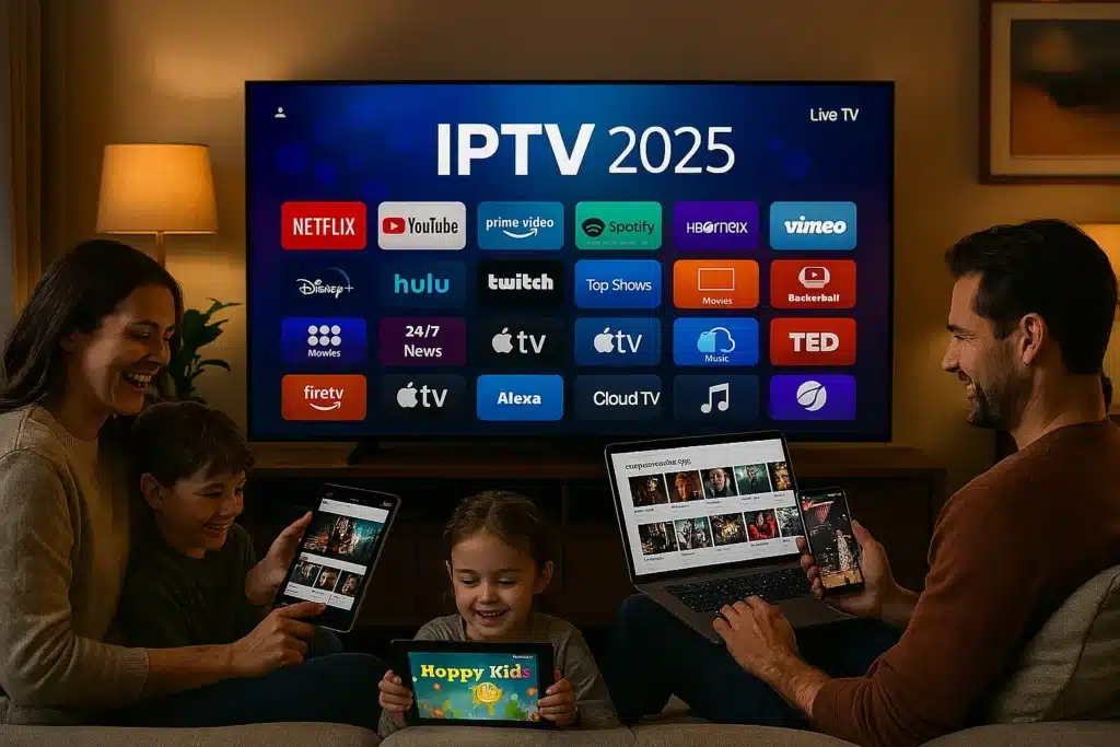 Services IPTV multi-écrans – profiter de vos programmes IPTV sur tous vos appareils.