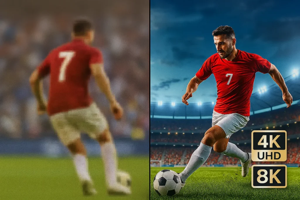 Comparaison qualité streaming meilleur programme iptv en 4K-UHD et 8K ultra haute définition