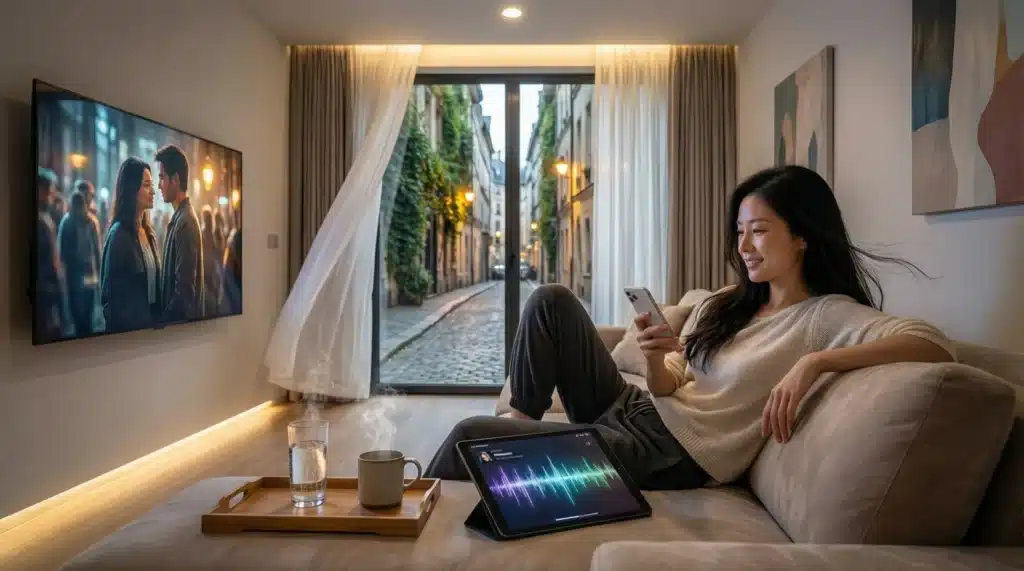 Infinity IPTV sur Smart TV avec smartphone et tablette, solution IPTV premium stable en Europe et en France
