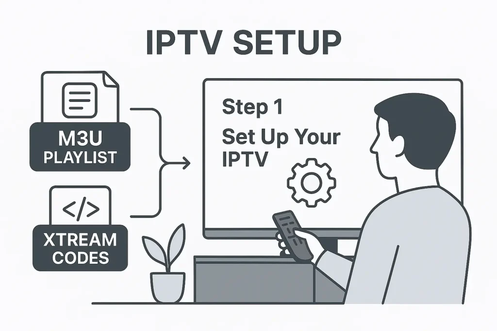 code xtream iptv smarters et code M3U smarters pro configurés sur application
