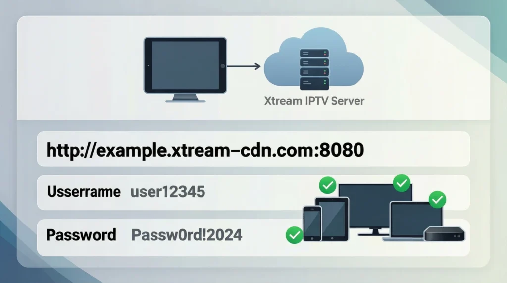 Fonctionnement technique de xtream codes iptv et url xtream iptv en France
