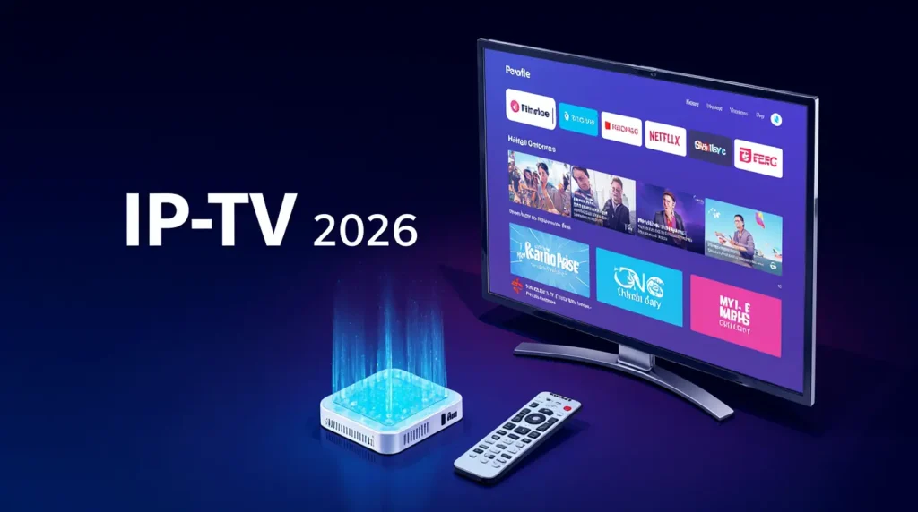 Abonnement IPTV M3U sur Smart TV avec accès à des milliers de chaînes HD en 2026