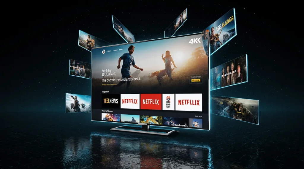 Elite IPTV sur Smart TV 8K en France 2026 — Dragon IPTV, le meilleur abonnement IPTV premium pour tous vos écrans