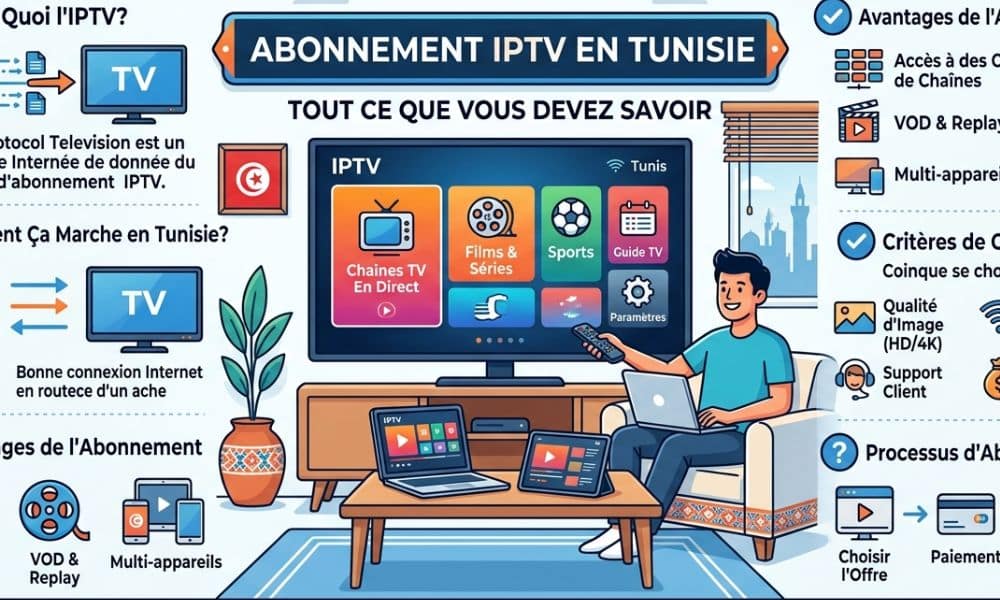 You said Abonnement IPTV en Tunisie Tout Ce Que Vous Devez Savoir