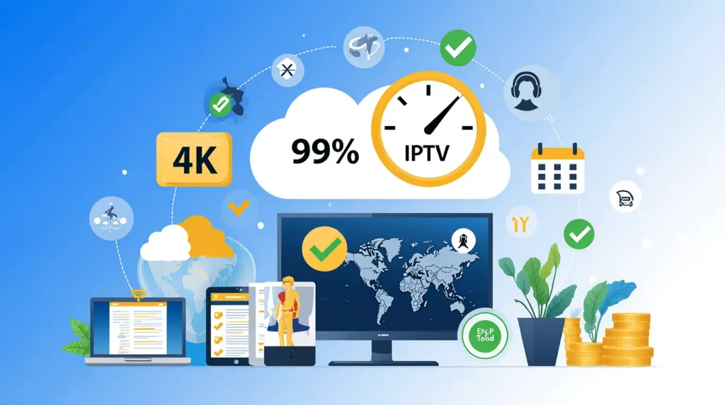 Meilleur IPTV Belgique 2026 critères essentiels : stabilité 99.9%, qualité 4K, support francophone et compatibilité