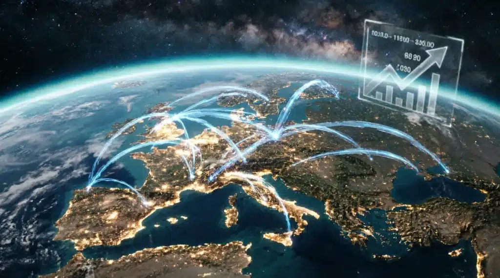 Marché IPTV OTT Europe 2026 — croissance 100 milliards dollars et 49% foyers connectés