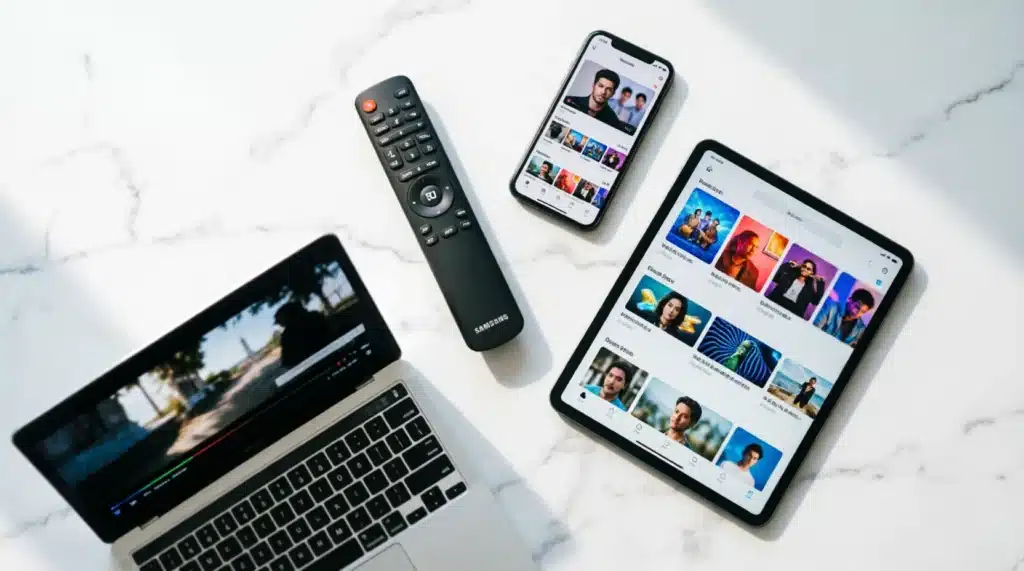 Compatibilité IPTV multi-écrans — Smart TV, smartphone, tablette et PC