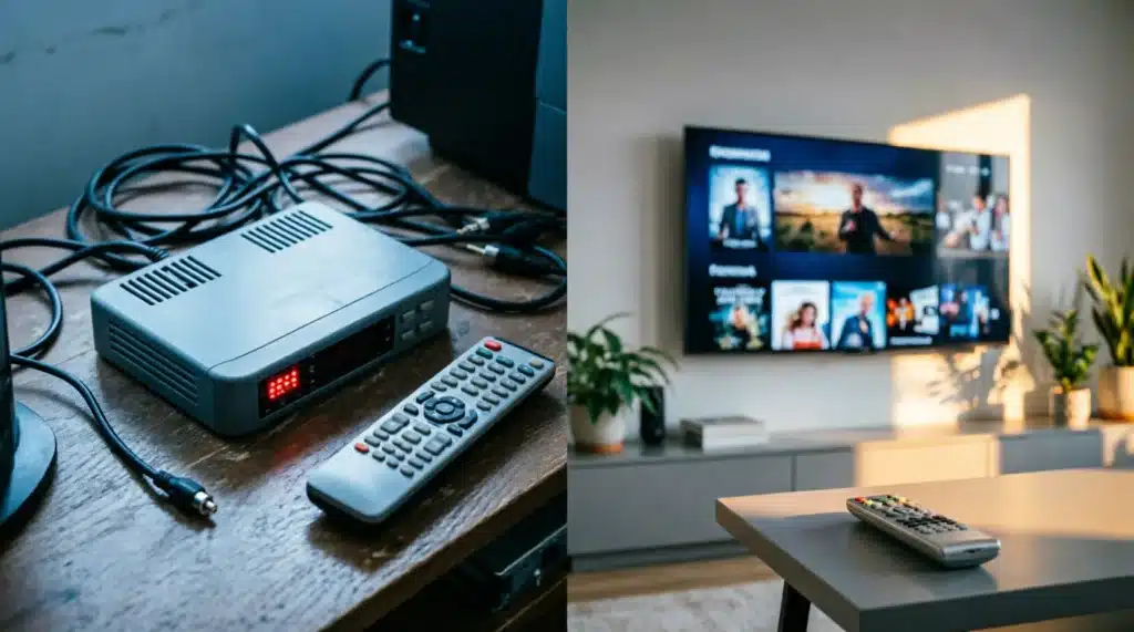 IPTV abonnement vs télévision traditionnelle câble — comparaison moderne 2026