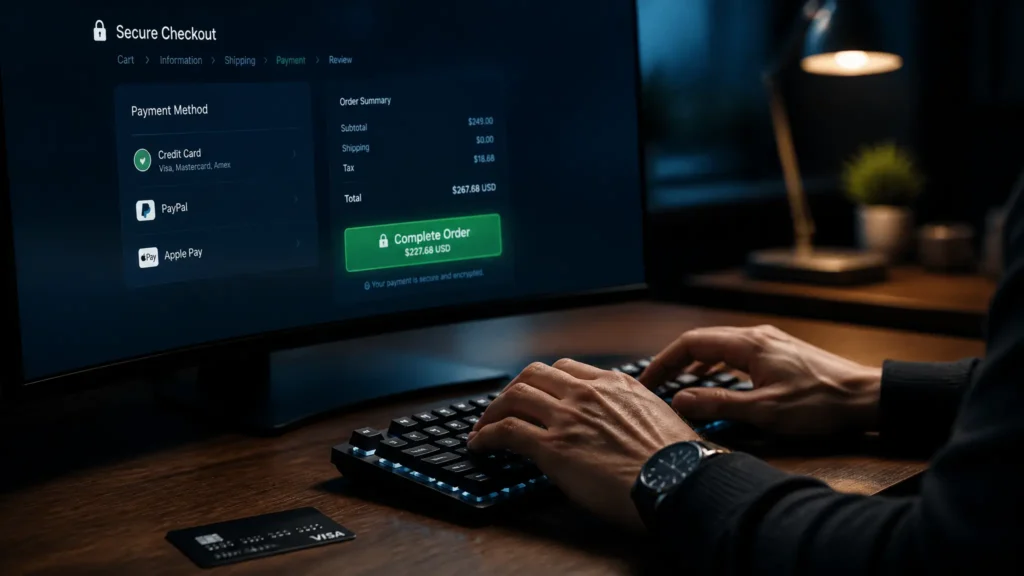 Comment acheter code IPTV en ligne sur ordinateur avec paiement sécurisé et confirmation commande